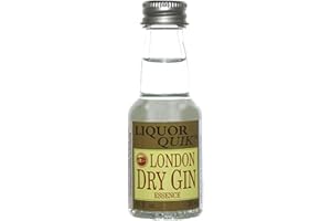 Liquor Quik - HOZQ8-307 Natural Gin Essence, 20 mL (London Dry Gin)
