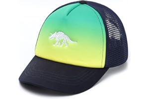 Hpegny Toddler Baseball hat Baby Cap Sun hat Printed Dinosaur Motif Kids Boys Girls Age 0-8T