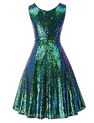 GRACE KARIN Sequin Cocktail Party Dress A-line