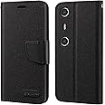Shantime Oxford Leather Wallet Case with Soft TPU Back Cover Magnet Flip Case for Xreal Beam Pro (6.5'')