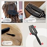 Olivia Garden Fingerbrush Combo Medium Black view 4