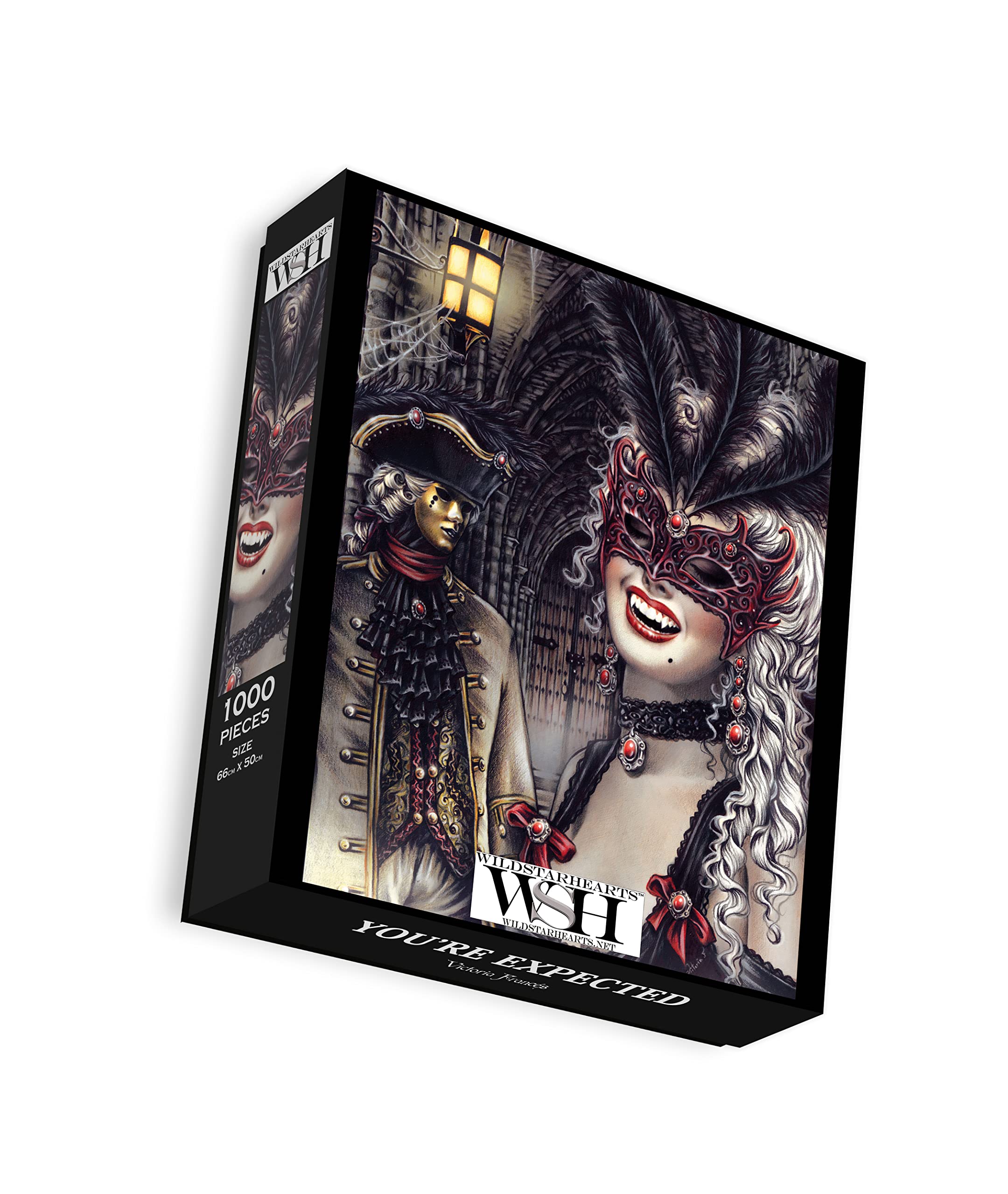 You Will Be Awaited 1000 Piece Jigsaw Puzzles for Adults, Gothic Romantic Mystical Dark Fantasy Art by Victoria Francés (Includes Poster Puzzle Guide)