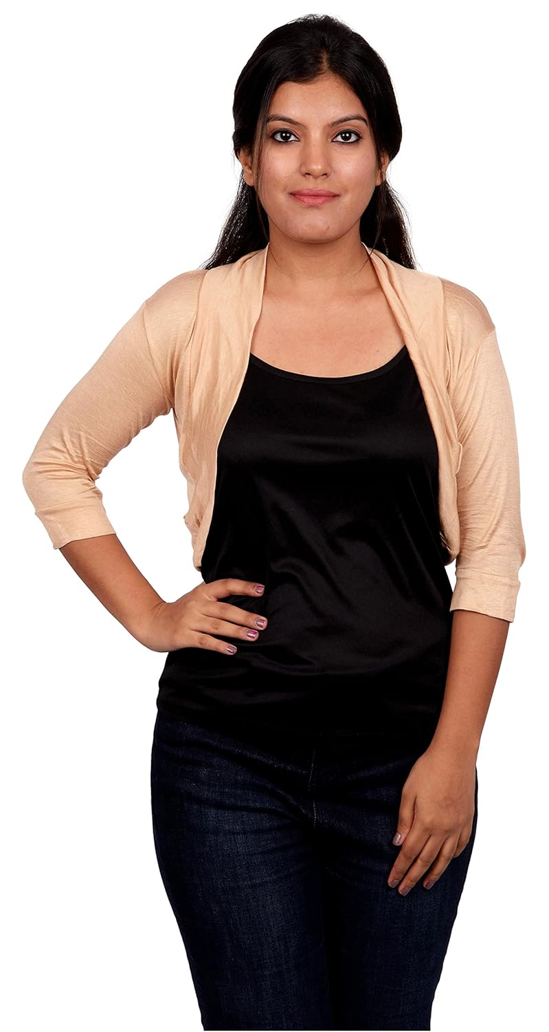 cetc sj (viscose) women's shrug - 7 colours 5 sizes