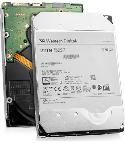 外付けハードディスク・ドライブ Western Digital 22TB SATA 6Gb/s SC HA710 22TB WD Red Pro NAS Hard Drive | WD