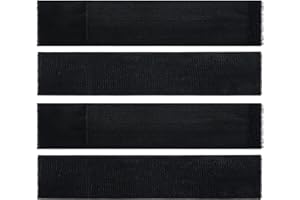 Geiserailie 4 Pcs Extender Strap Reusable Ice Belt Extender Strap Multipurpose Elastic Hook and Loop Extension for Ice Pack Black Back/Knee/Ankle Braces, Vests, Wraps, and Belts(3 x 20 Inch)