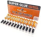 Homebay 12 Pack Super Glue Gel All Purpose Fast Setting 3g Tubes view 6