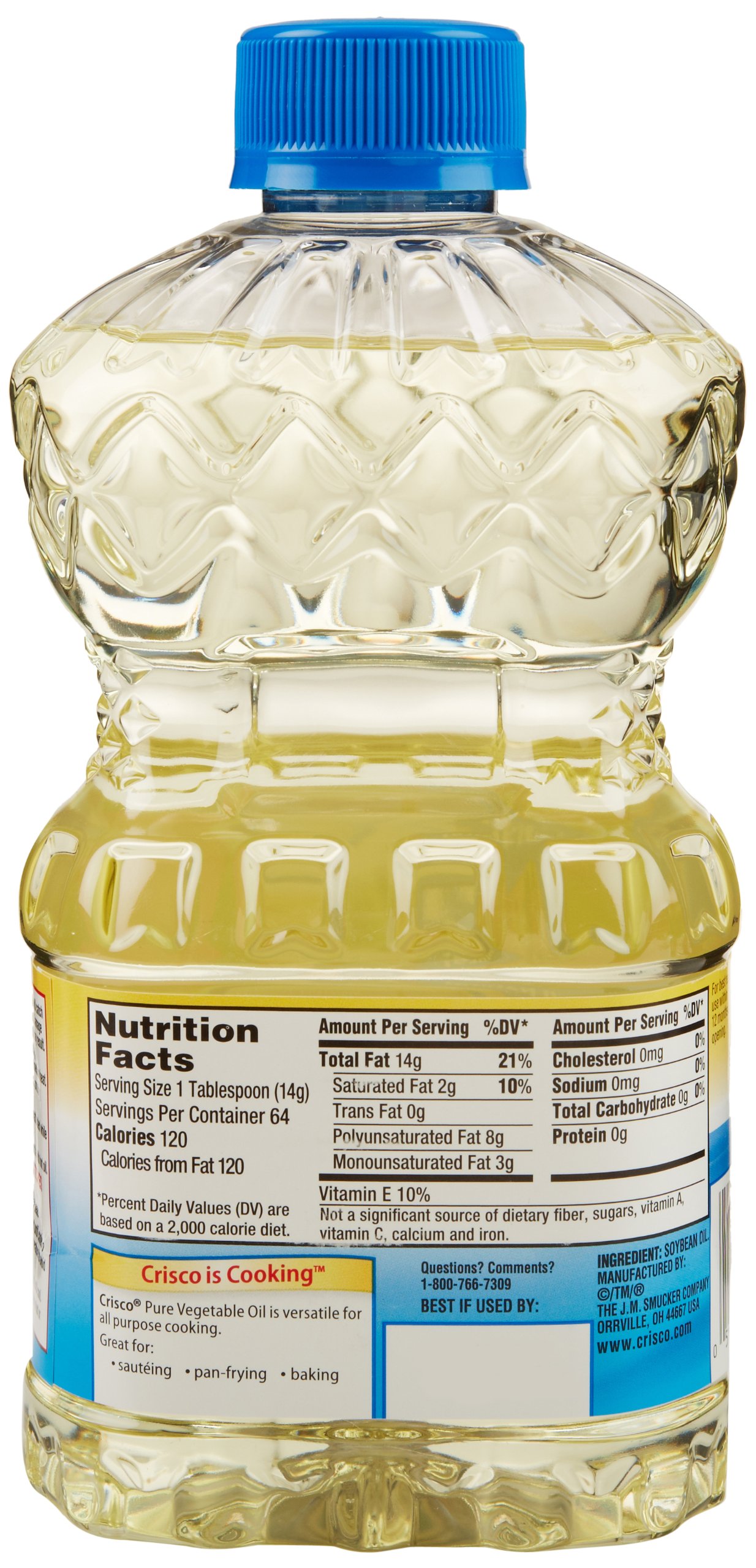 Crisco Pure Vegetable Oil, 32 Fl Oz Buy Online in UAE. crisco
