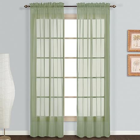 Buy United Curtain Monte Carlo Sheer Pair Of Window Panel 118 X