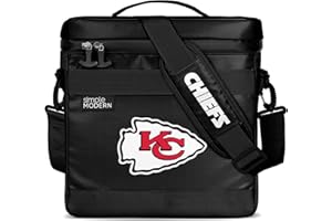 Simple Modern Officially Licensed NFL Kansas City Chiefs Day Cooler for 12 Cans | Soft Insulated Ice Chest with Carrying Stra