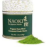Naoki Matcha Fragrant Yame Blend – Authentic Japanese First Harvest Ceremonial Grade Matcha Green Tea Powder from Yame, Fukuoka (40g / 1.4oz)