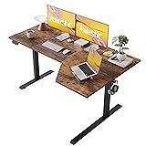 Agilestic Electric Standing Desk, L-Shaped 59