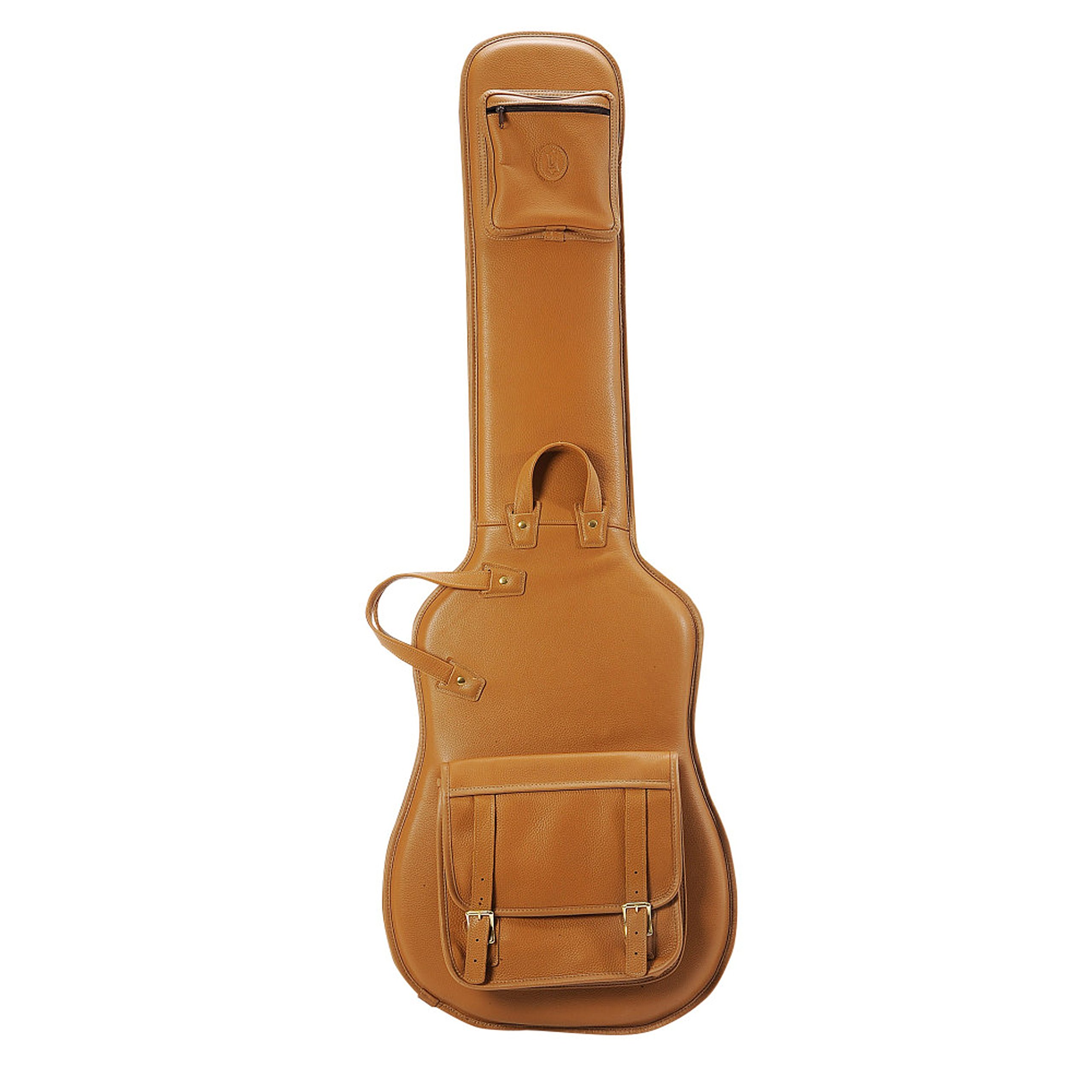 Levy's Leathers LM19TAN Deluxe Leather Bass Guitar Bag, Tan Best