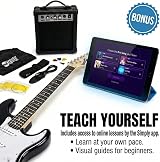 RockJam Electric Guitar Kit with Amp Bag Whammy Strap Lead Lessons view 6