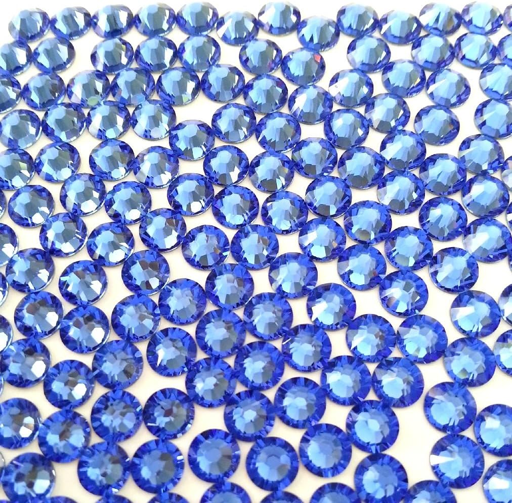 Sapphire Crystal Rhinestones Flatback 144 Swarovski 4.8mm 20ss ss20