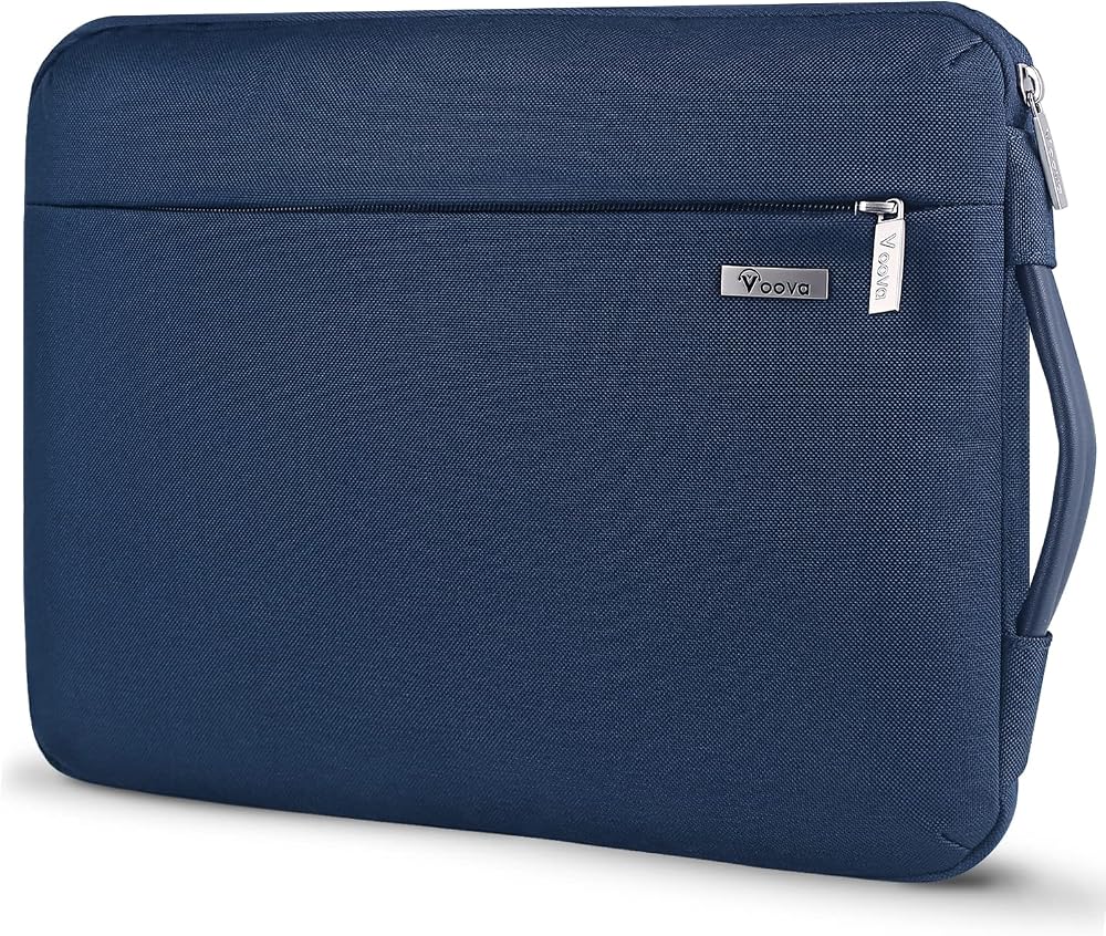 Voova 360° Protective Laptop Sleeve 15.6 inch Waterproof Slim Case Blue