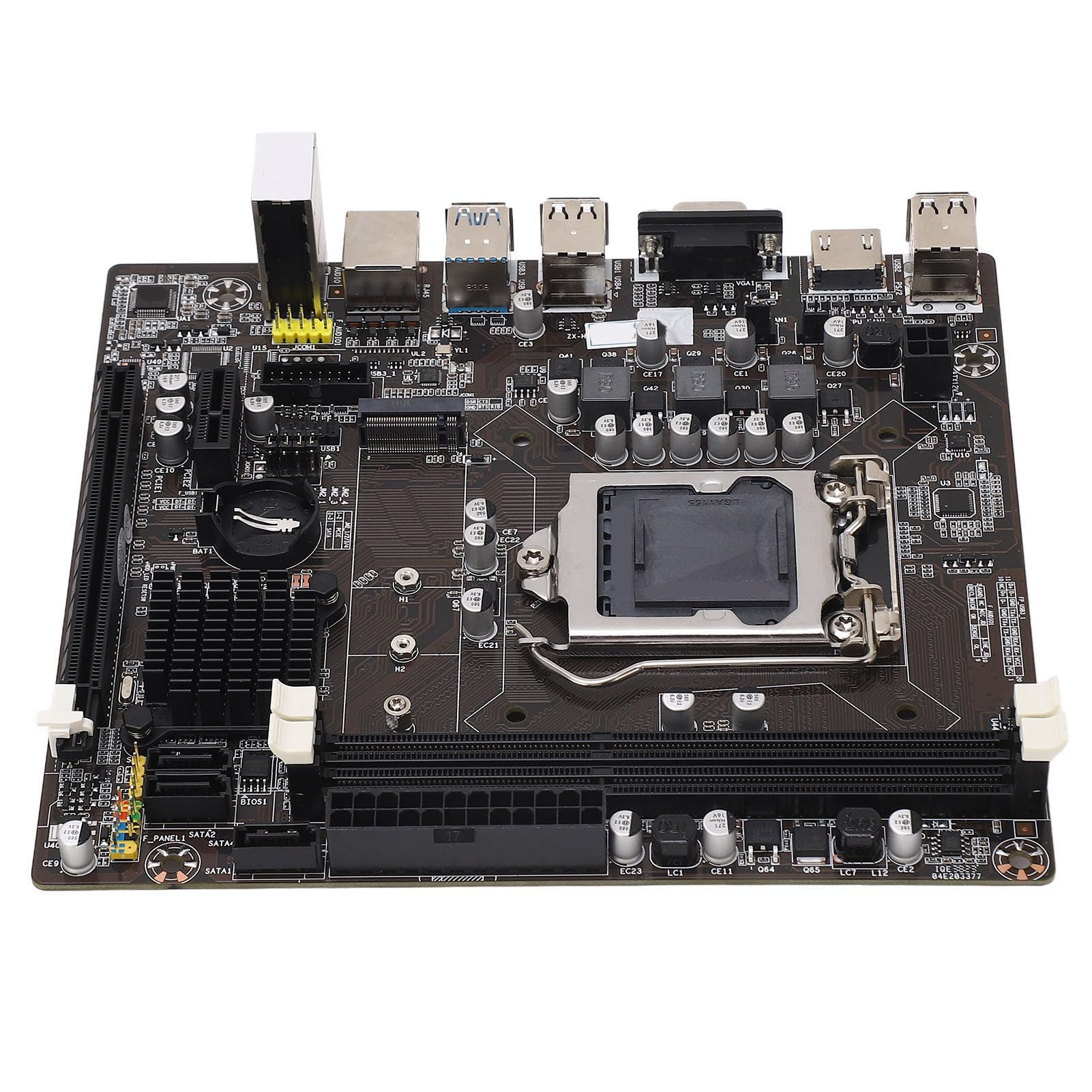 Annadue DDR3 Motherboard B75M Desktop PC Motherboard Supports 1155 Pin I3 I5 I7 Processors DDR3*2 Memory Slot Multi-USB Port