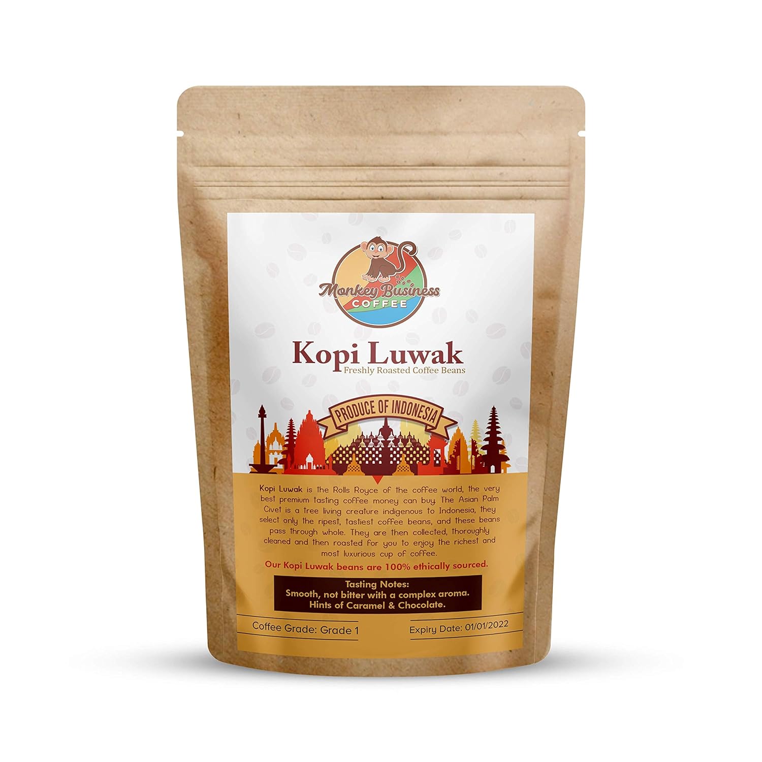 Monkey Business Coffee Wild Kopi Luwak