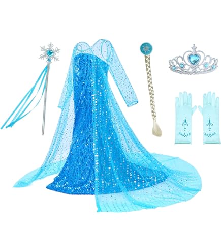 Perruque Elsa La Reine des neiges enfant - MONSIEUR PAILLETTES Perruque Elsa La Reine des neiges enfant - MONSIEUR PAILLETTES