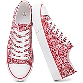 yageyan Womens White Tennis Shoes Low top Canvas Sneakers Women Fashion Shoes for Walking Casual Canvas Comfortable