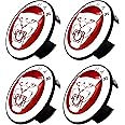 AULPEE Wheel Hub Center Cap Center Logo Emblem Hub Cover 59mm ABS Material Compatible with XE XF XJ F-Type F-PACE Accessories (JG Red)