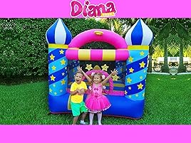 diana and roma pretend play hide and seek with dad at farm sheep