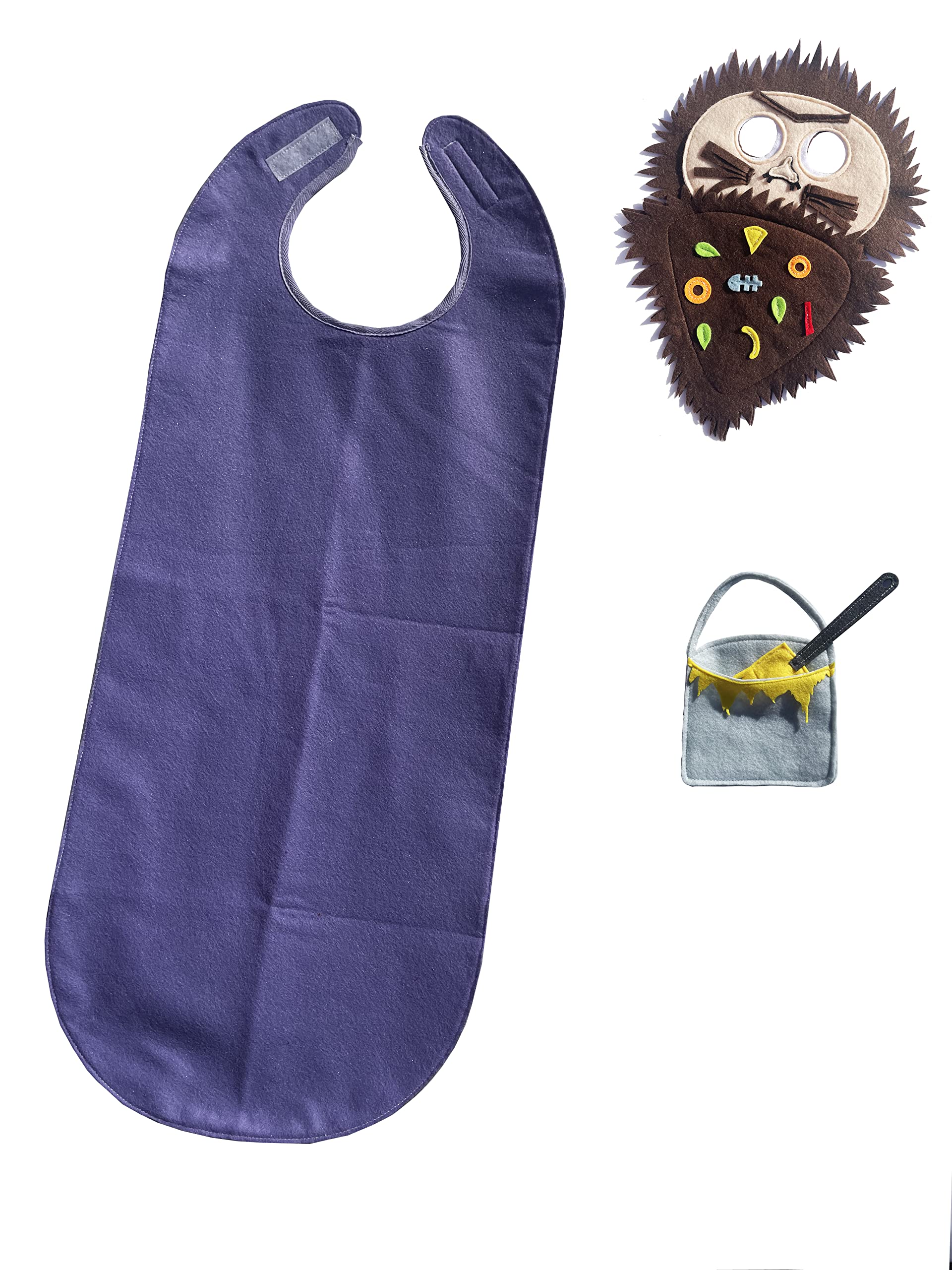 ZAC HOME World Book Day Monster Man Gruffy Costume 6-12 Years