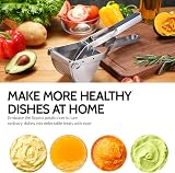 Sopito Potato Ricer Stainless Steel Masher with Silicone Handle 15oz Capacity view 3
