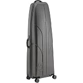 Samsonite Tour Deluxe Hardside Golf Travel Case with Spinner Wheels | ABS hardshell, Fits 10.5-inch golf bags, Holds clubs up