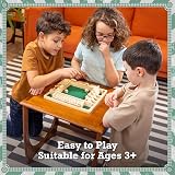 Toyrific Shut The Box 4 Player Wooden Dice Game Family Travel Preschool view 3