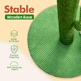 MORA PETS Tall 83cm Cat Scratching Post Cactus Sisal Ball Claw Scratcher view 5
