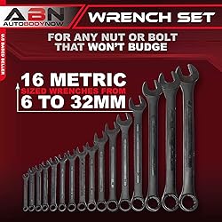 ABN Combination Wrench Set – 16 Pc Raised Panel