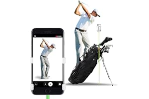 SELFIE GOLF SelfieGOLF Record Golf Swing - Cell Phone Holder Golf Analyzer Accessories | Winner of The PGA Best Product | Selfie Putting Training Aids Works with Any Golf Bag and Alignment Stick