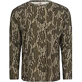 Mossy Oak Long Sleeve Hunting Camo Shirt for Men, with Pocket