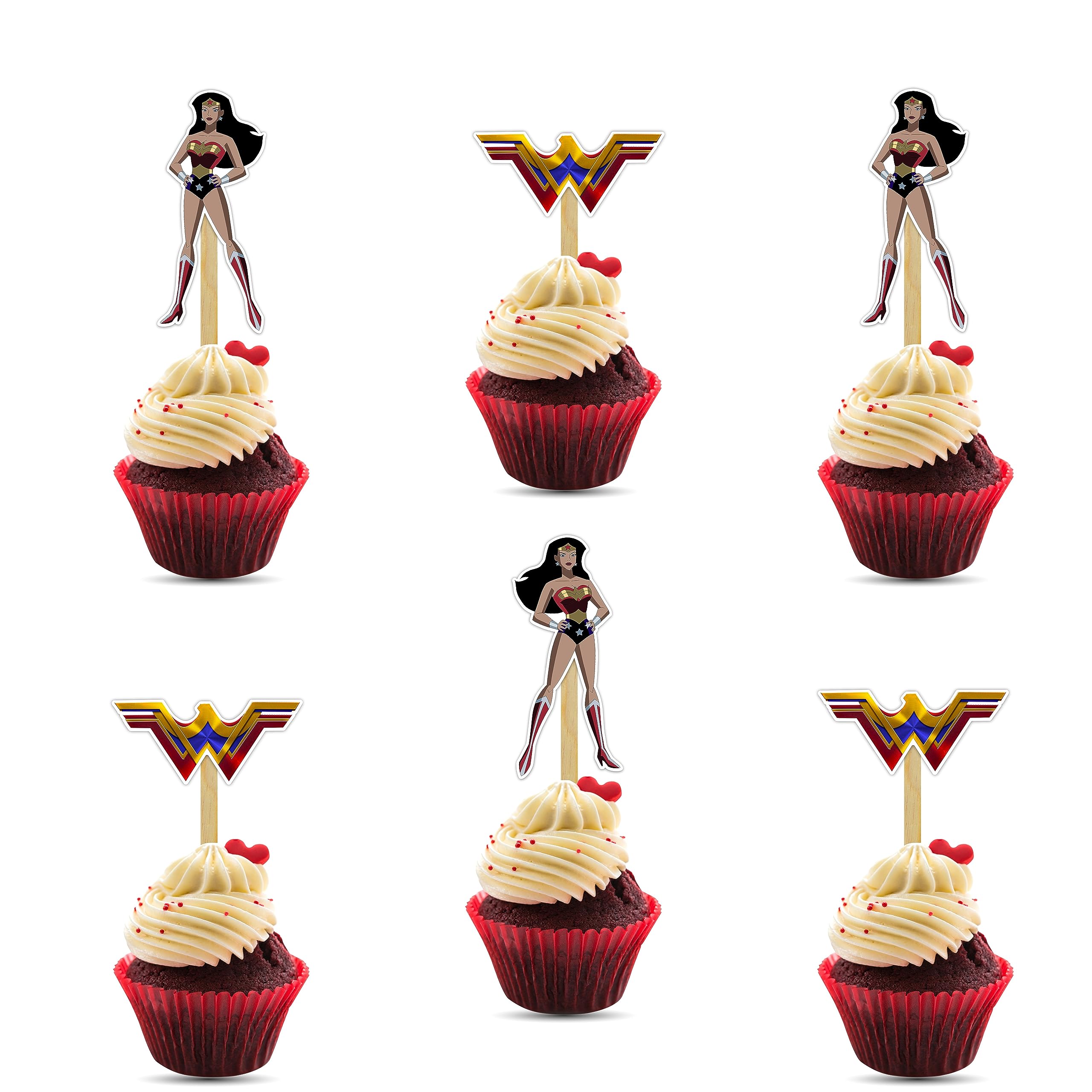 Seyal® Wondr Womn Cupcake Topper