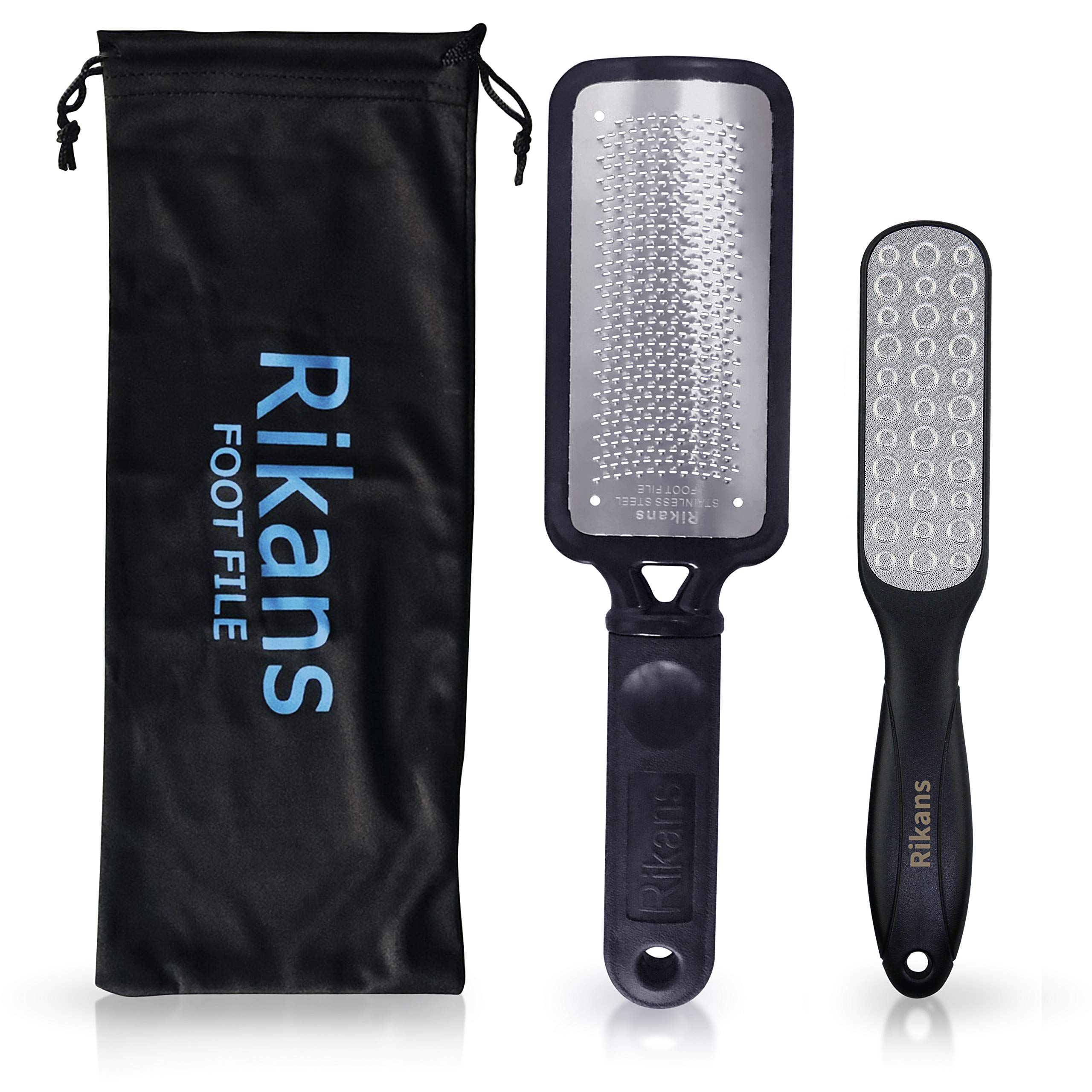 Photo 1 of Rikans Colossal Foot File, Professional Foot Rasp Callus Remover, Foot Care Pedicure Tool to Remove Hard Skin,Can Be Used on Wet or Dry Skin, High Grade Stainless Steel File (Foot File Set)