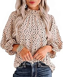 Avanova Women's Leopard Printed Ruffle Hem 3/4