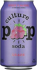 Culture Pop Soda Grape Soda, 12 Fz