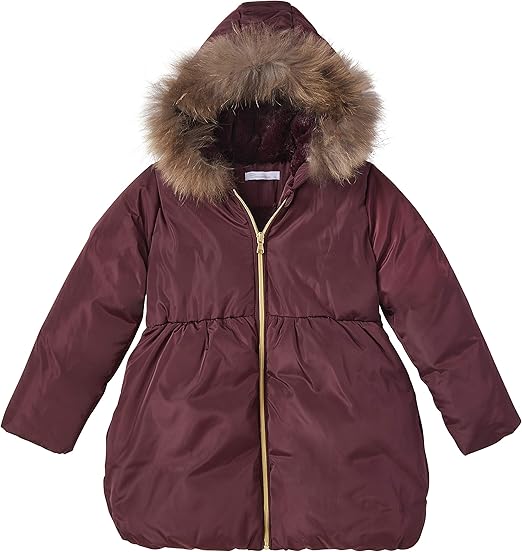 puffer coats with real fur trim