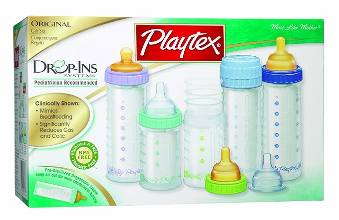 playtex drop in bottles with designs
