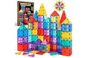 GobiDex Magnetic Tiles STEM Building Toys for 3+ Year Old Boys and Girls Preschool Classroom Must Haves Blocks Game