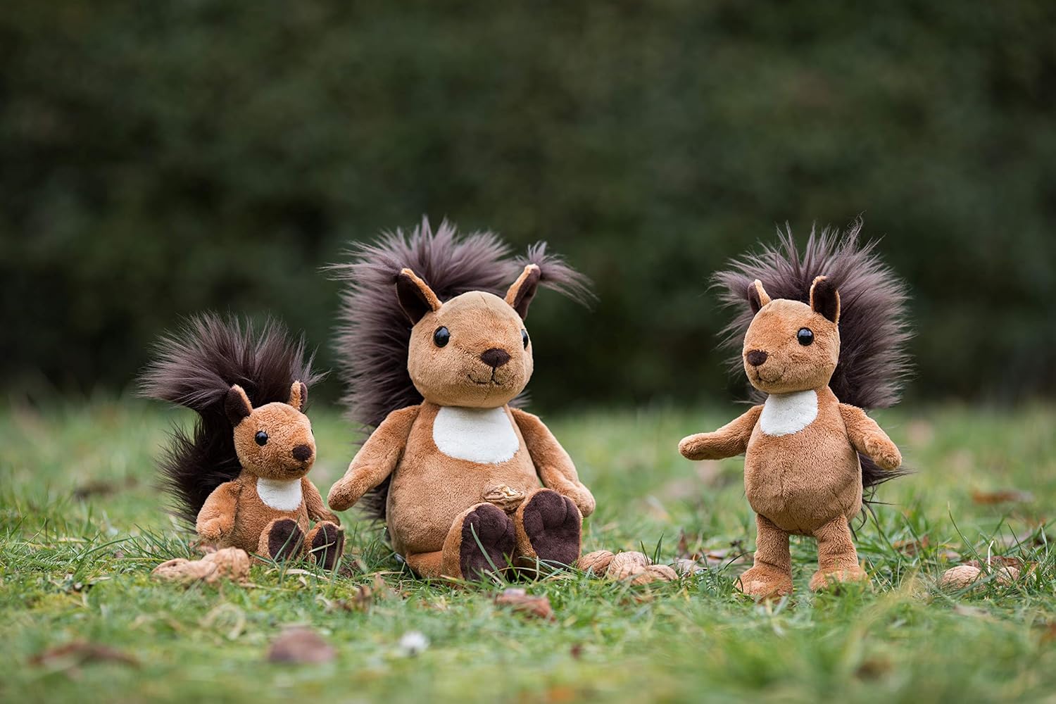 Schaffer Knuddel mich! 5690 Luzy Plush Squirrel, Brown/White, Size S 18 cm, Größe "S" 18 cm - Image 4