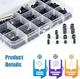 KOXXIAMOQ 786 Pcs Grub Screws Assorted M2.5-M8 Carbon Steel Cup Point Set view 3