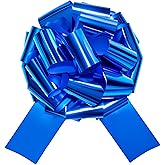Tingheng 14 Inch Giant Pull Bow, Big Blue Gift Bow for Large Presents, Appliances, Bikes, Cars,Party Decorations and Special Events Celebration