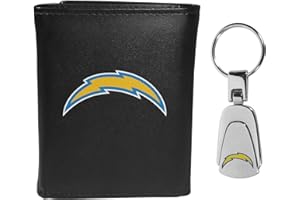 Siskiyou Sports NFL unisex Tri-fold Wallet & Steel Key Chain