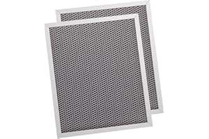 Fbzrnik 10.5 x 8.75 Range Hood Charcoal Filter for Broan Range Hood Filter 97007696, S97007696, 9700568, 6105C, 413023, Whirlpool W10355450 (2 Pack)
