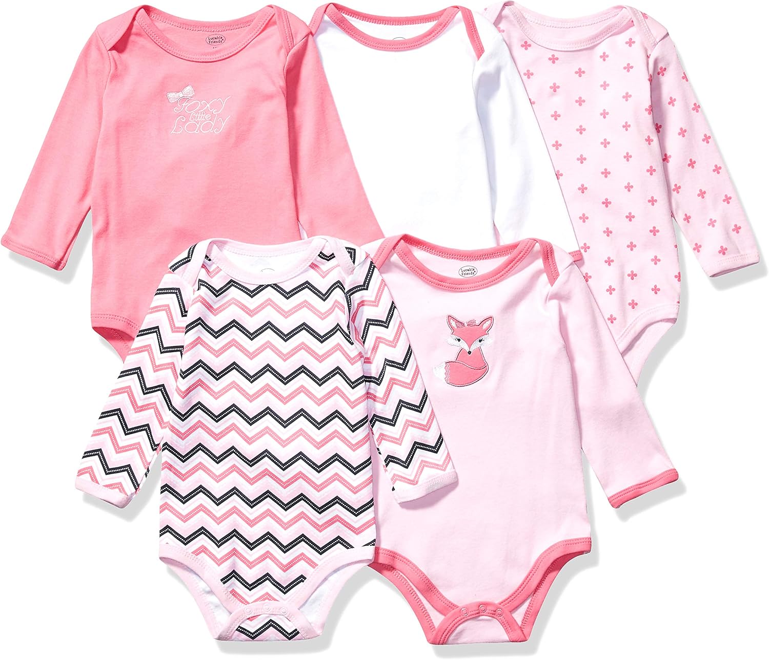 Luvable Friends baby-boys Cotton Long-sleeve Bodysuits: Clothing