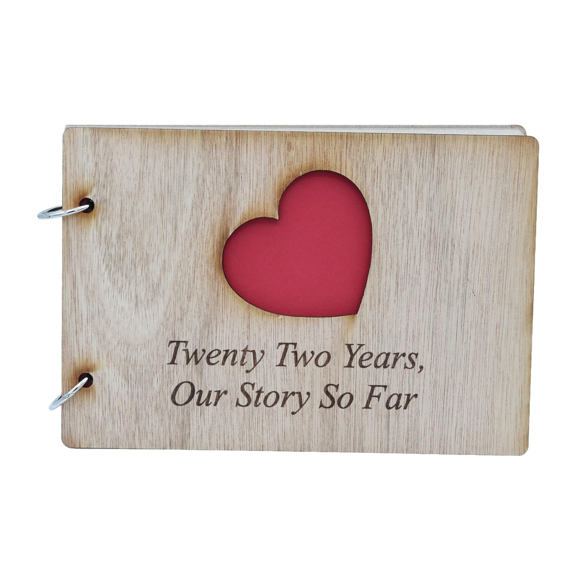 22 Years Our Story So Far - Scrapbook, Photo album or Notebook Idea For 22nd Anniversary