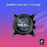 ASUS ROG STRIX LC III 360 ARGB LCD Liquid CPU Cooler 360mm Asetek 7th Gen V2 view 3
