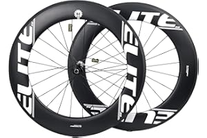 ELITEWHEELS Road Bike Carbon Wheels 700c Clincher 38/50/60/88mm Carbon Wheelset Tubeless Ready Cycling Wheel U Shape