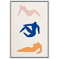 SIGNWIN Framed Canvas Wall Art Boho Decor Illustration Canvas Prints Home Artwork Decoration for Living Room,Bedroom - 16x24 inches